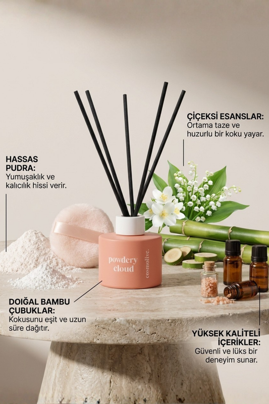 Powdery Cloud Oda Kokusu 100 ml Pudramsı ve Çiçeksi Kalıcı Koku