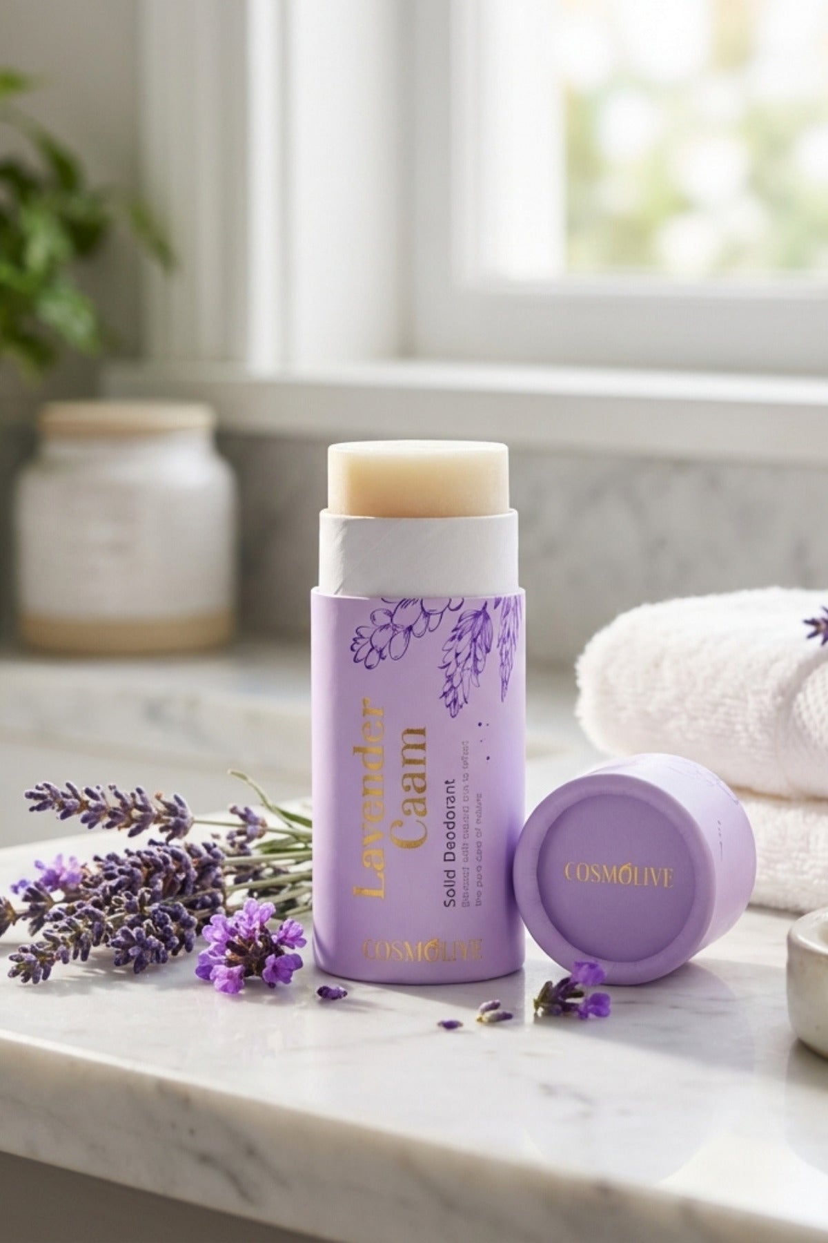 Doğal Roll On Koltuk Altı Deodorant Organik Kokusuz Lavanta Kremi Rolon 80 gr - 6