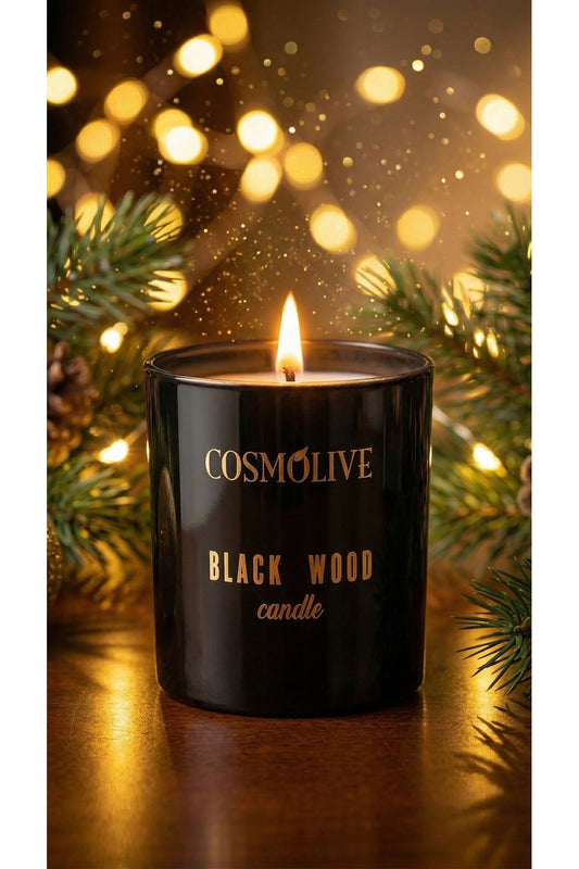 Black Wood Premium Yılbaşı Hediye Ürünleri Seti – Mum & Difüzör Oda Kokusu Hediyelik - 3