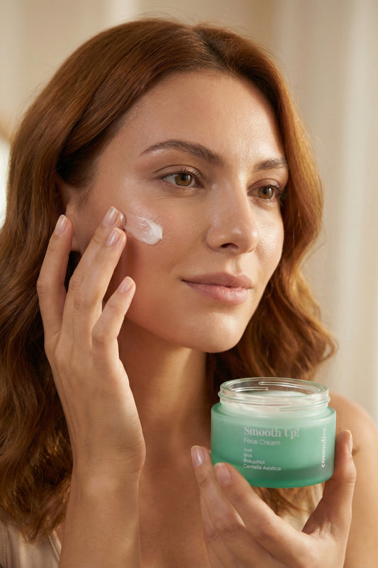 Yüz Kremi Aha Bha Ile Cilt Yenileme Bakuchiol Gözenek Sıkılaştırıcı Karşıtı Smooth Up - 3