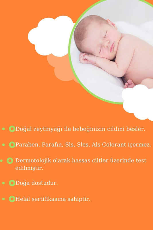 %100 Doğal Bebek Sabunu Yüz Saç Cilt Bakımı Sabun - 2