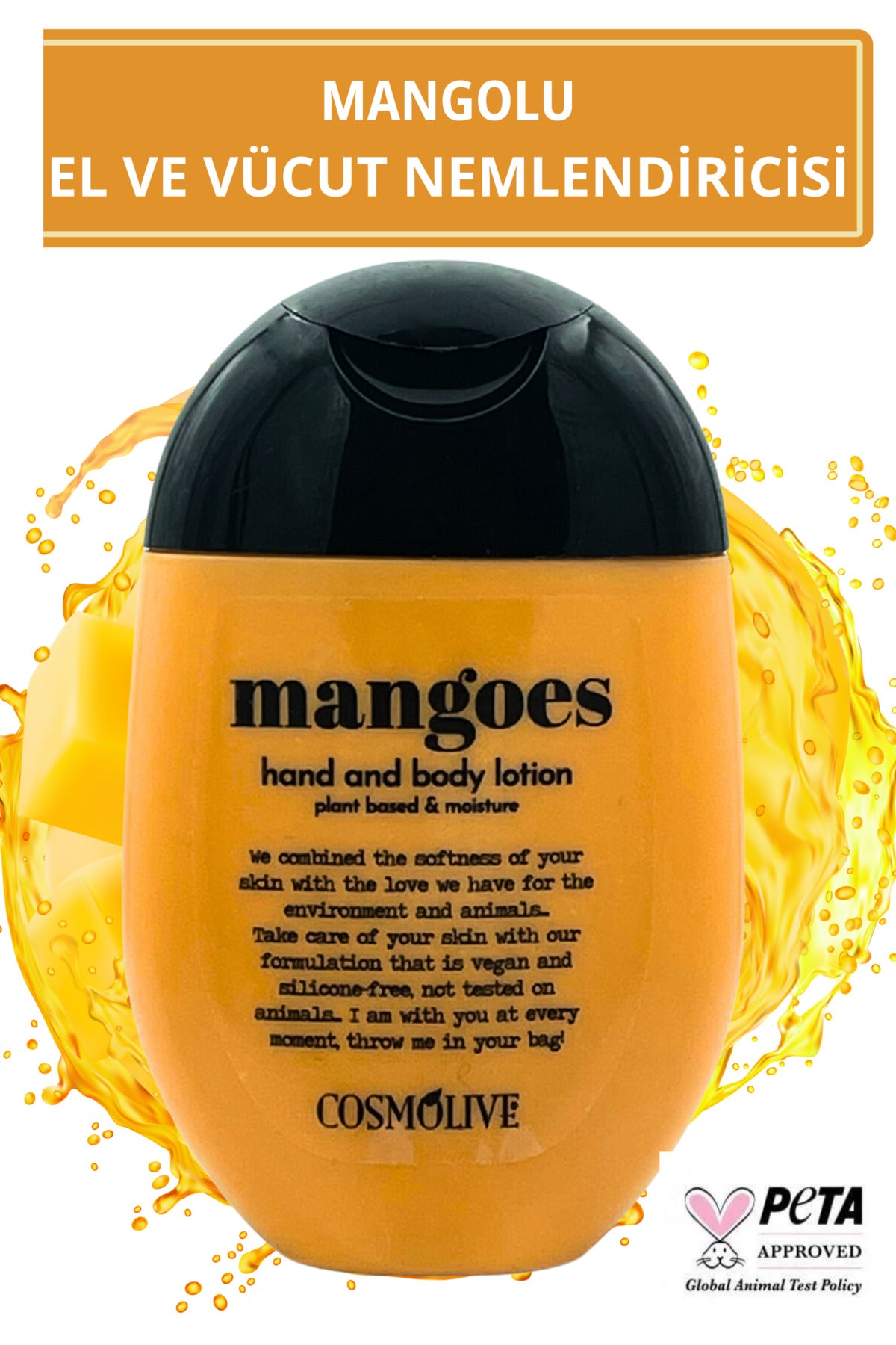 Mangolu Nemlendirici El Ve Vücut Losyonu 100 ml
