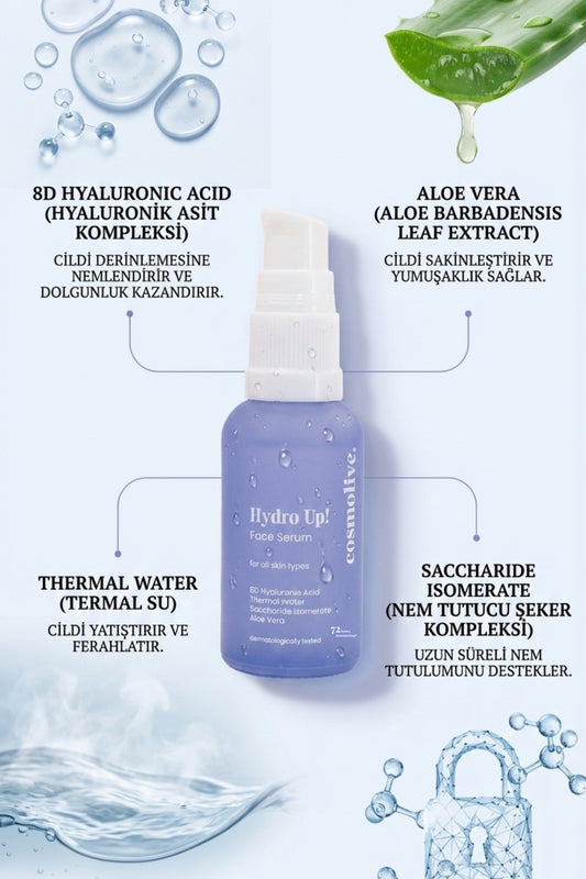 Profesyonel Yüz Serumu Hyaluronik Asit & Peptit Yaşlanma Karşıtı Lifting Etkili Kolejen - 2