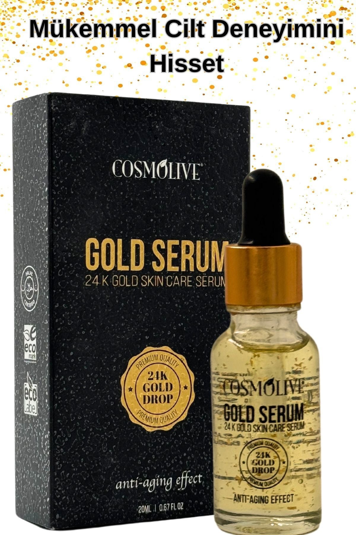 Cilt Bakım Serumu 24k Altın Yoğun Bakım 20 ml - 4