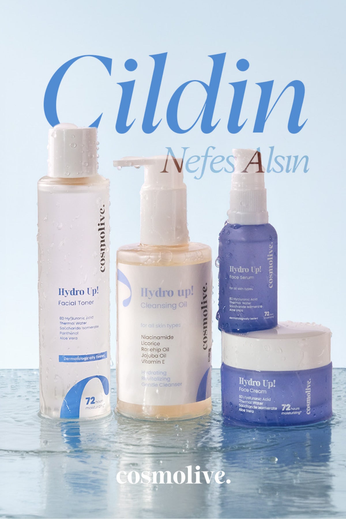 Profesyonel Yüz Serumu Hyaluronik Asit & Peptit Yaşlanma Karşıtı Lifting Etkili Kolejen - 7