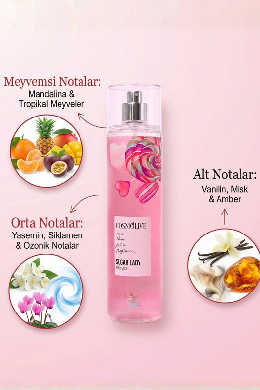 Vücut Spreyi Body Mist Lost In Fantasy Sugar Lady Kadın Nemlendirici - 2