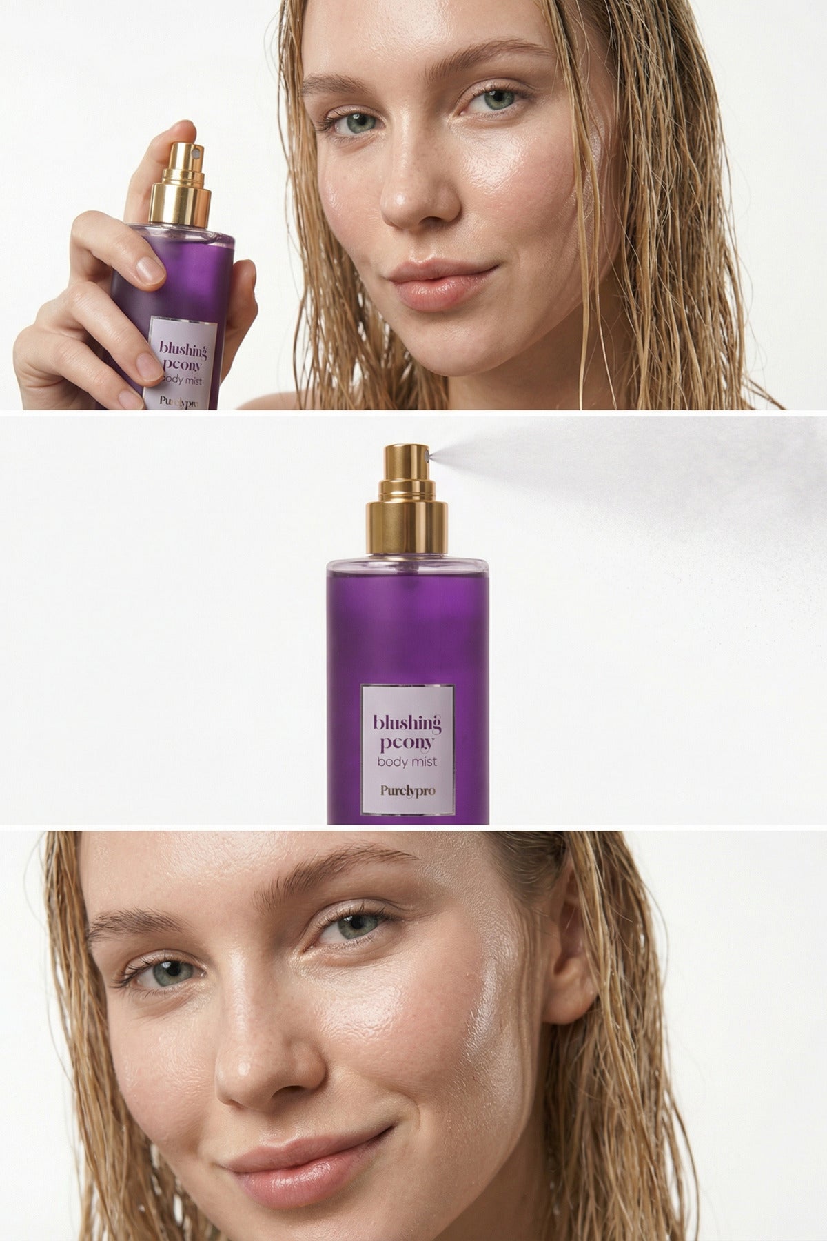 Vücut Spreyi Body Mist Blushing Peony Kadın Işıltılı Nemlendirici - 6