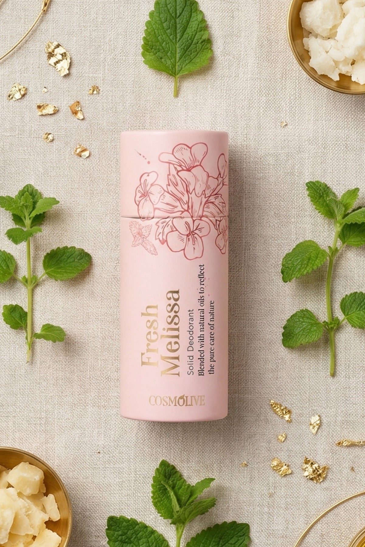 Doğal Roll On Koltuk Altı Rolon Deodorant Organik Kokusuz Fresh Melisa 80 gr - 6