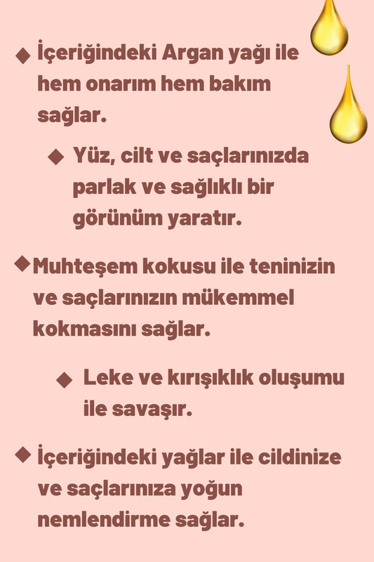 Moroccon Bakım Yağı Argan Ve E Vitamini Yüz, Cilt Ve Saç Onarıcı, Nemlendirici - 2