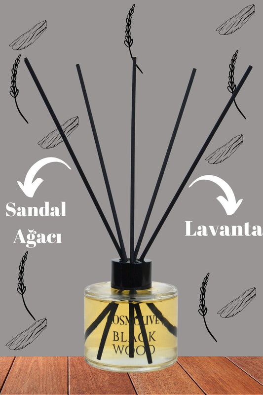 Oda Kokusu Bambu Çubuklu Sandal Ağacı & Lavanta Kokulu 100 ml - 2