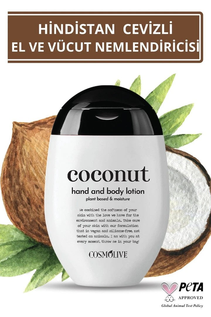 El Ve Vücut Losyonu | Hindistan Cevizi | Kokulu | Nemlendirici Krem | 100 ml