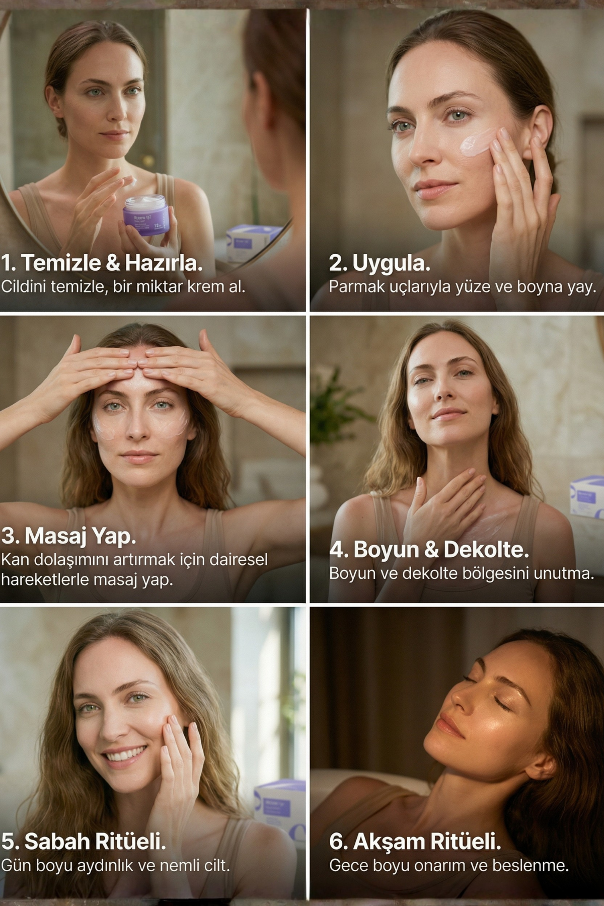 Yüz Kremi Koyu Leke Karşıtı Aydınlık & Pürüzsüz Cilt Için Etkili Bakım