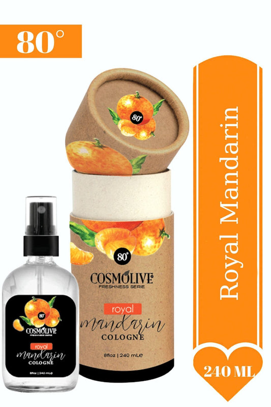 Kolonya Klasik 80° Spreyli Cam Şişe Kraft Kutu 240 ml