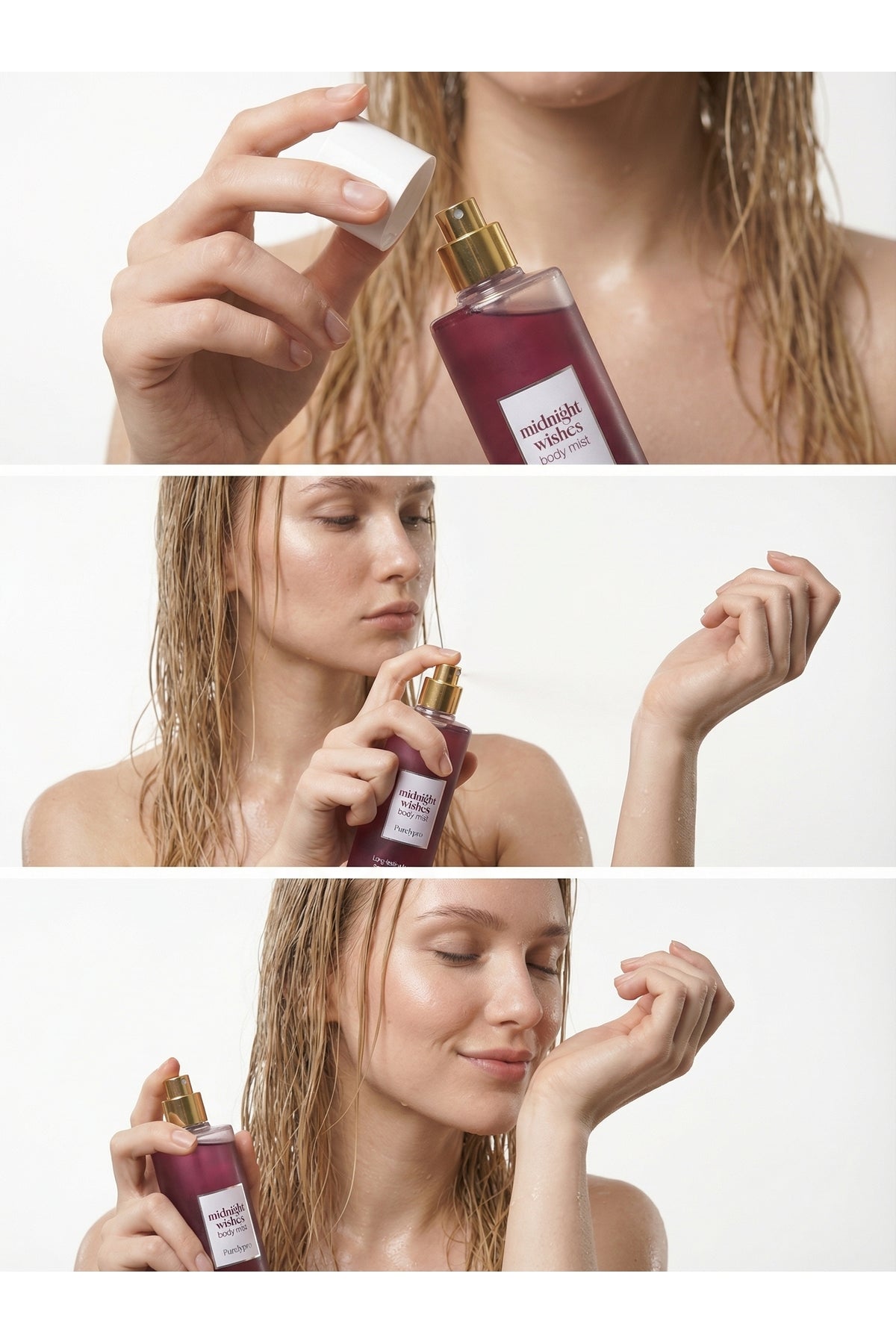 Vücut Spreyi Body Mist PurelyPro Midnight Wishes Bombshel Parfüm Gücünde Kalıcı - 6