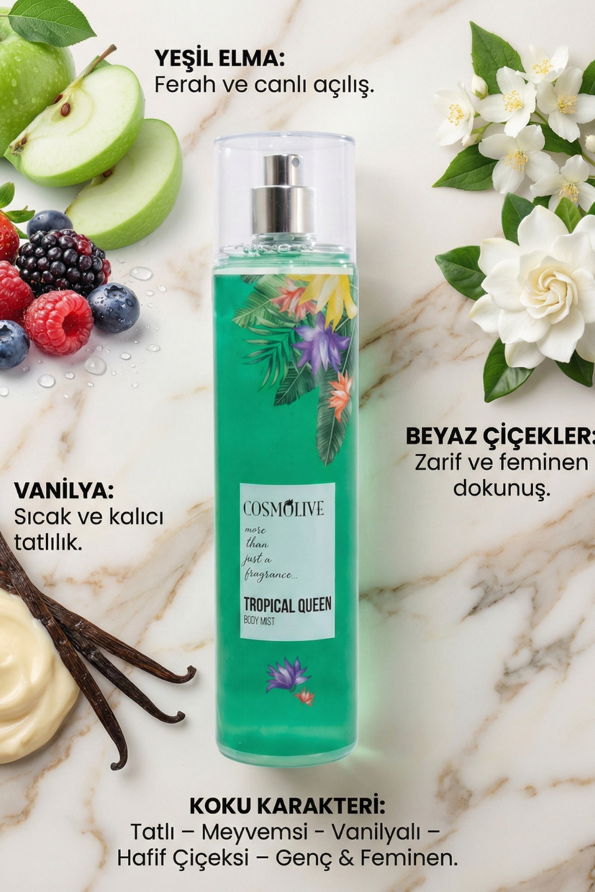 Bare Vanilla Vücut Spreyi Body Mist Nemlendirici - 2