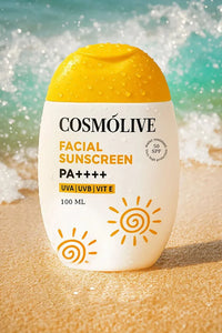 Güneş Kremi %100 Doğal Yüz Spf 5 Yağlı - Kuru - Karma Ciltler Su Bazlı