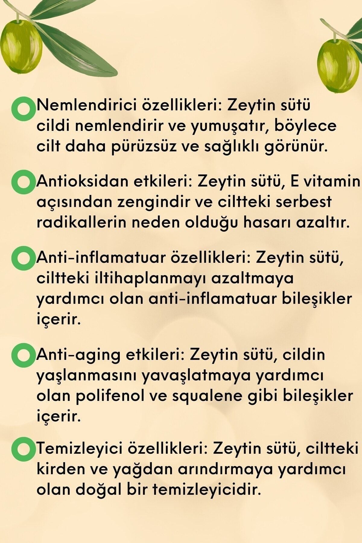 Cilt Serumu Zeytin Sütü Göz Çevresi Ve Cilt Yoğun Nemlendirici Besleyici 30 ml - 5