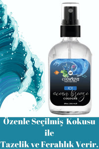 Kolonya Okyanus Esintisi 80° Spreyli Cam Şişe Kraft Kutu 240 ml - 3
