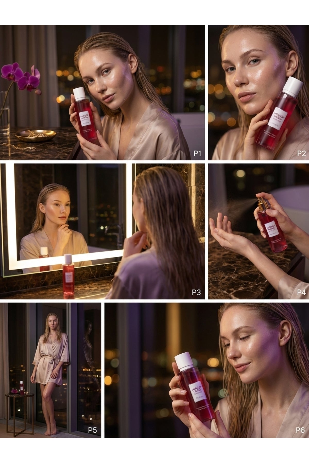 Vücut Spreyi Body Mist PurelyPro Midnight Wishes Bombshel Parfüm Gücünde Kalıcı - 5