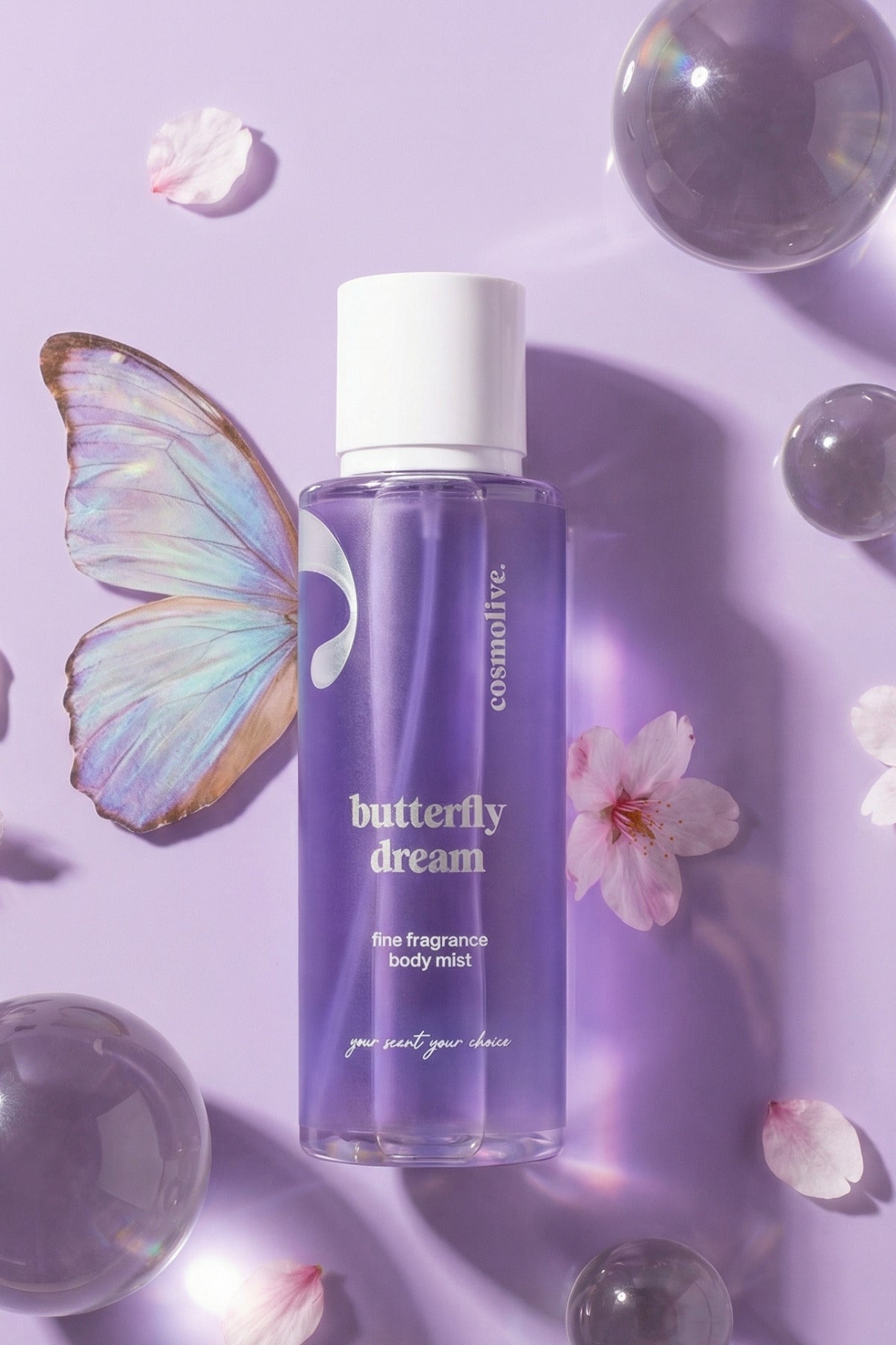 Vücut Spreyi Body Mist Love Spell Butterfly Dream Işıltılı Nemlendirici Kadın 250 ml - 3