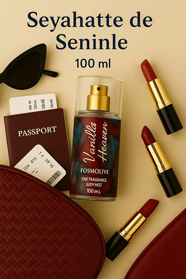 Body Mist  Vanilla Heaven Seyahat Boy