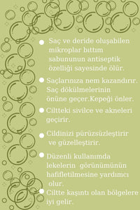 Katı Sabun Seti Doğal 6'lı Bıttım Pirinç Kükürt Eşek Sütü Ardıç Katranı Kil - 5