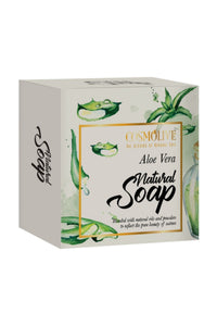 Doğal Sabun Aloe Vera Sütü Yüz Saç Cilt Bakımı Kokulu 125 gr
