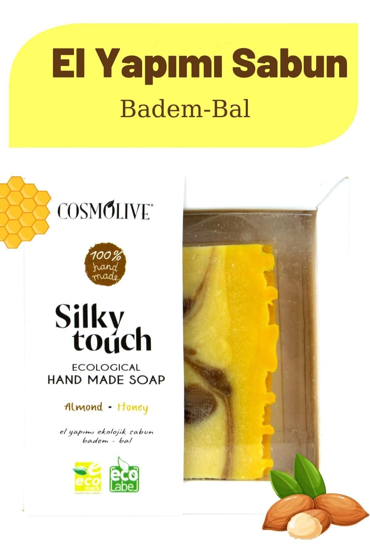 El Yapımı Sabun Bal & Badem Hassas Ciltlere Özel Yüz Saç Bakımı 100 gr