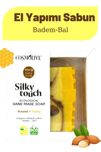 El Yapımı Sabun Bal & Badem Hassas Ciltlere Özel Yüz Saç Bakımı 100 gr