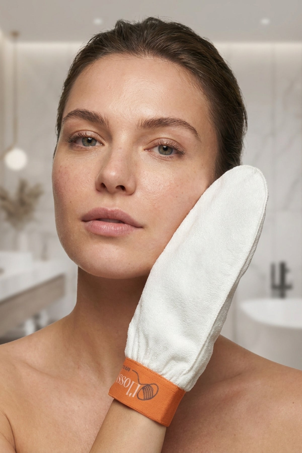%100 İpek Kese Banyo Kesesi ve Duş Cilt Bakımı Floş Yüz Vücut Kesesi Peeling Eldiveni Viridis - 3