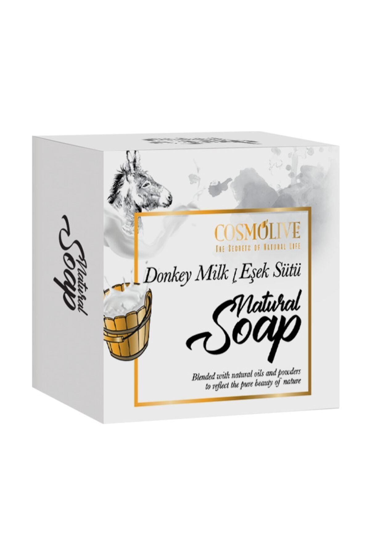 Doğal Sabun Eşek Sütü Yüz Saç Cilt Bakımı Kokulu 125 gr