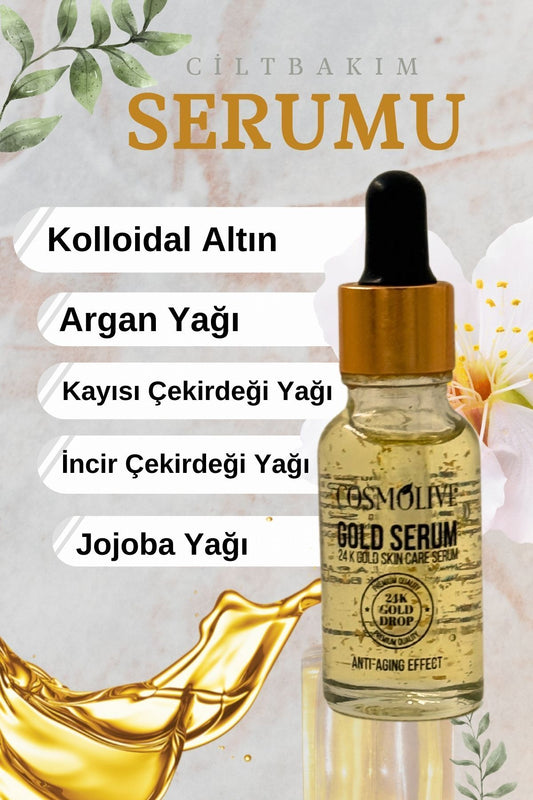 Cilt Bakım Serumu 24k Altın Yoğun Bakım 20 ml - 3
