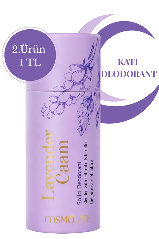 Doğal Roll On Koltuk Altı Deodorant Organik Kokusuz Lavanta Kremi Rolon 80 gr
