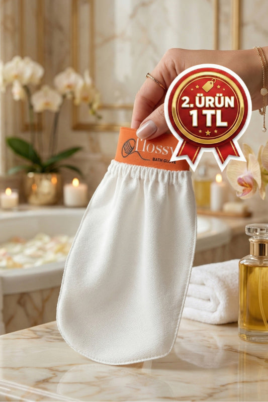 %100 İpek Kese Banyo Kesesi ve Duş Cilt Bakımı Floş Yüz Vücut Kesesi Peeling Eldiveni Viridis