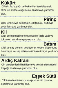 Katı Sabun Seti Doğal 6'lı Bıttım Pirinç Kükürt Eşek Sütü Ardıç Katranı Kil - 3
