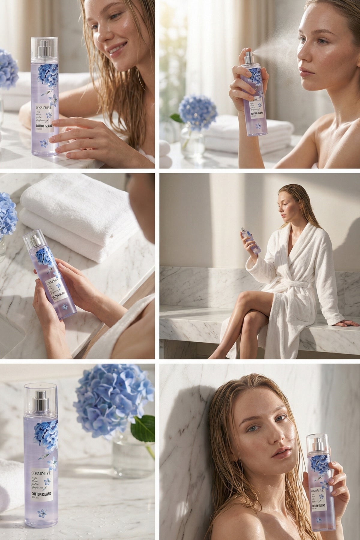 Vücut Spreyi Body Mist Scandalous Cotton Island Kadın Işıltılı Nemlendirici - 6