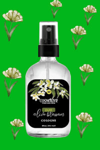 Zeytin Çiçeği 80 Kolonya Spreyli Cam Şişe - 2