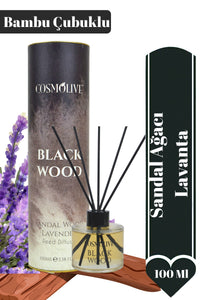 Oda Kokusu Bambu Çubuklu Sandal Ağacı & Lavanta Kokulu 100 ml