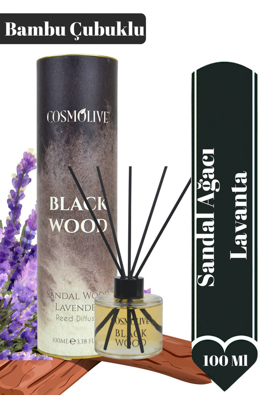 Oda Kokusu Bambu Çubuklu Sandal Ağacı & Lavanta Kokulu 100 ml