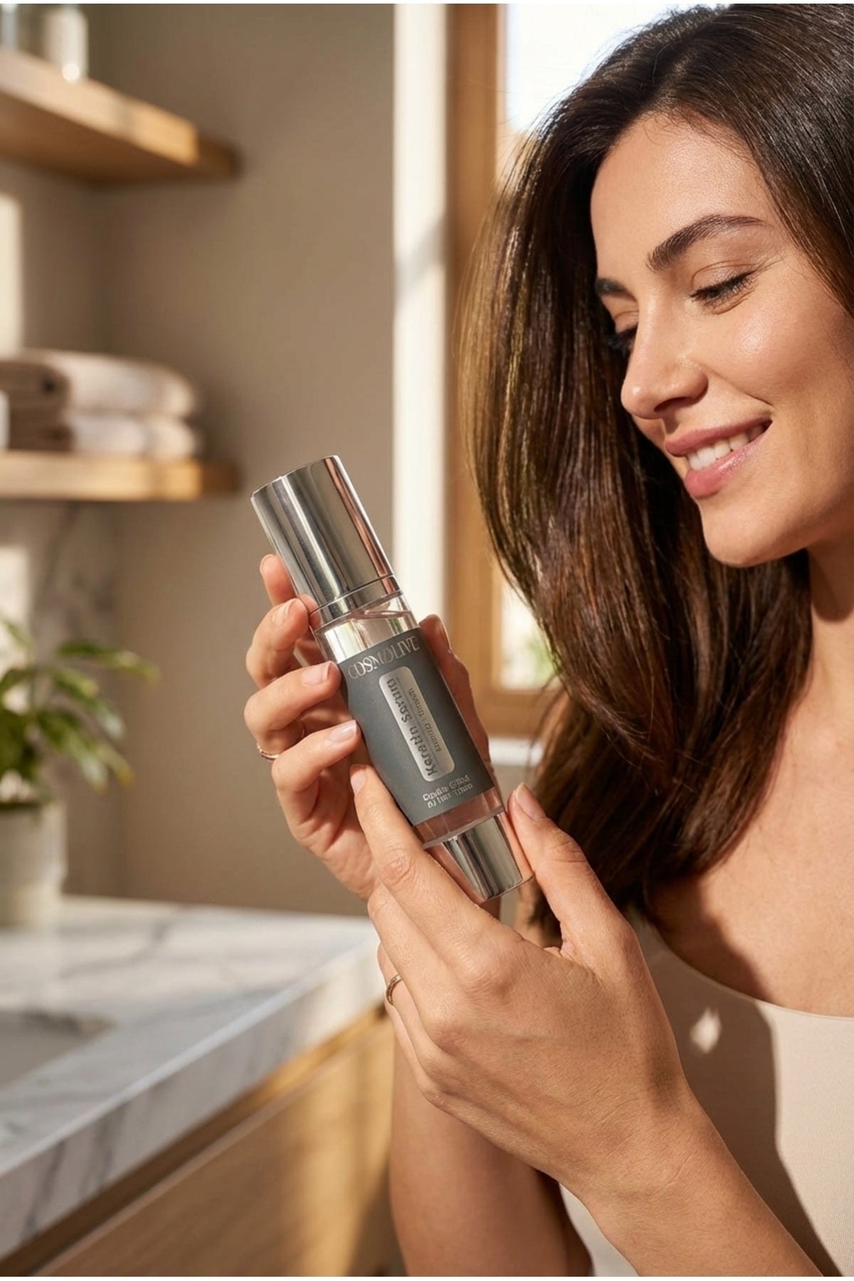 Saç Bakım Yağı Keratin Serumu Onarıcı Canlandırıcı Hızlı Uzatma Cilt Yumuşatıcı 50 ml - 4