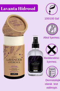 Lavanta Suyu Yüz Ve Vücut Toniği Premium Craft Kutu Cam Şişe - Hidrosol 240 ml - 2