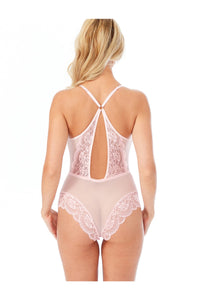 Kadın Bodysuit Babydoll Alttan Çıtçıtlı Dantel Detaylı Askıları Ayarlanabilir - 2