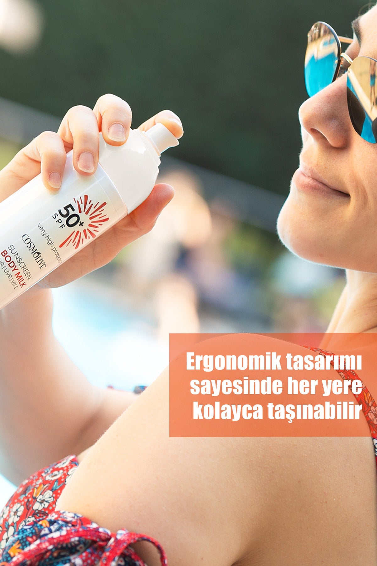 Doğal Güneş Kremi Spf +50 - 200 Ml Suya Dayanıklı Su Bazlı Vücut Sütü, Vit-e, Hafif Doku - 3