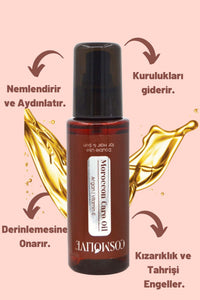 Moroccon Bakım Yağı Argan Ve E Vitamini Yüz, Cilt Ve Saç Onarıcı, Nemlendirici - 4