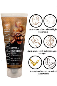 Peeling Kahve-şeker Arındırıcı, Nemlendirici Cildi Aydınlatan Yüz Ve Vücut Şeker Peelingi 150 ml - 4