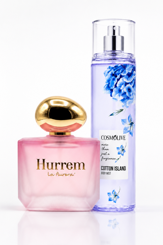 Hürrem Parfüm & Cotton Island Body Mist Vücut Spreyi İkili Set