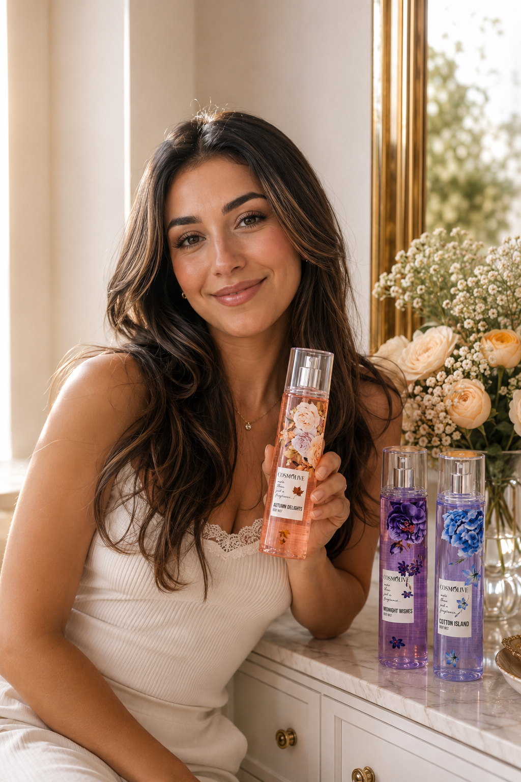 Cosmolive 3’lü Premium Body Mist Seti – 3 Al 2 Öde | 250 ml x 3