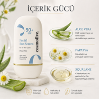 Cosmolive Facial Sun Screen SPF 50+ Yüz Güneş Kremi 50 ml