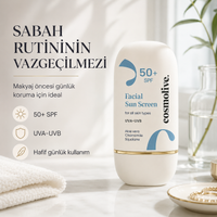 Cosmolive Facial Sun Screen SPF 50+ Yüz Güneş Kremi 50 ml