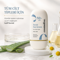 Cosmolive Facial Sun Screen SPF 50+ Yüz Güneş Kremi 50 ml